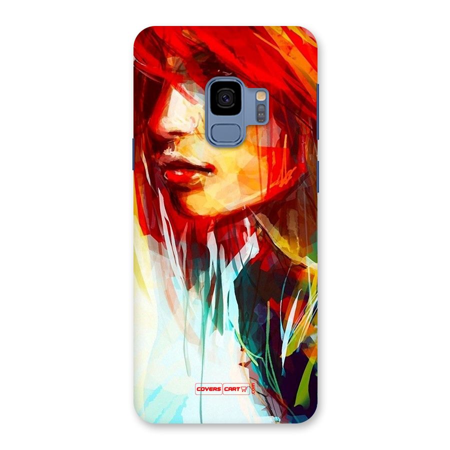 Painted Girl Back Case for Galaxy S9