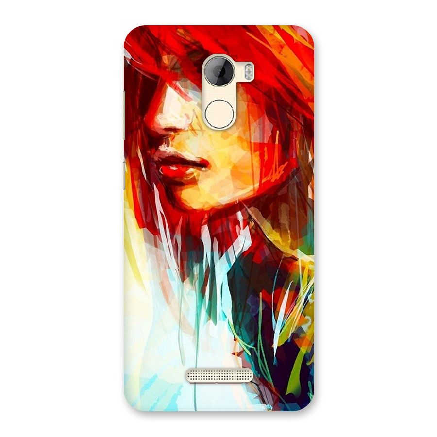 Painted Girl Back Case for Gionee A1 LIte