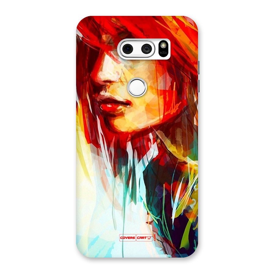 Painted Girl Back Case for LG V30