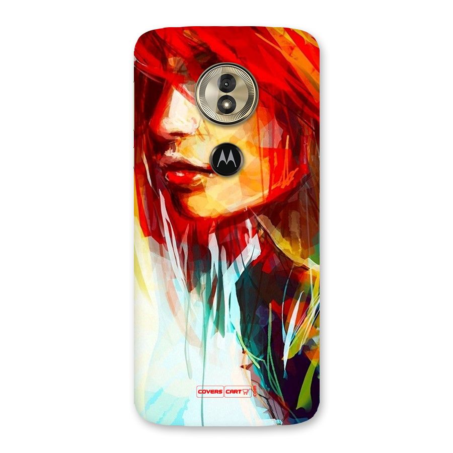Painted Girl Back Case for Moto G6 Play