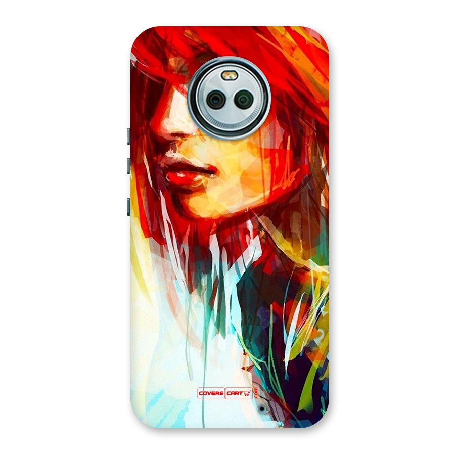 Painted Girl Back Case for Moto X4