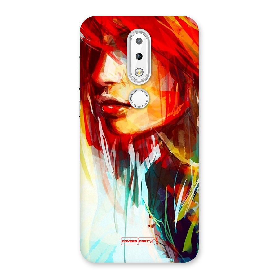Painted Girl Back Case for Nokia 6.1 Plus