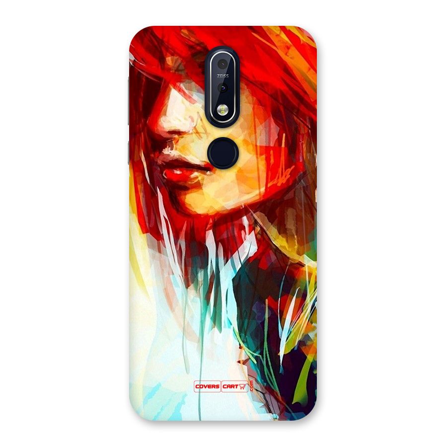 Painted Girl Back Case for Nokia 7.1