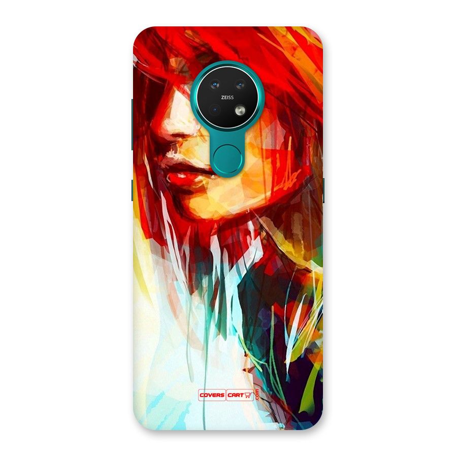 Painted Girl Back Case for Nokia 7.2
