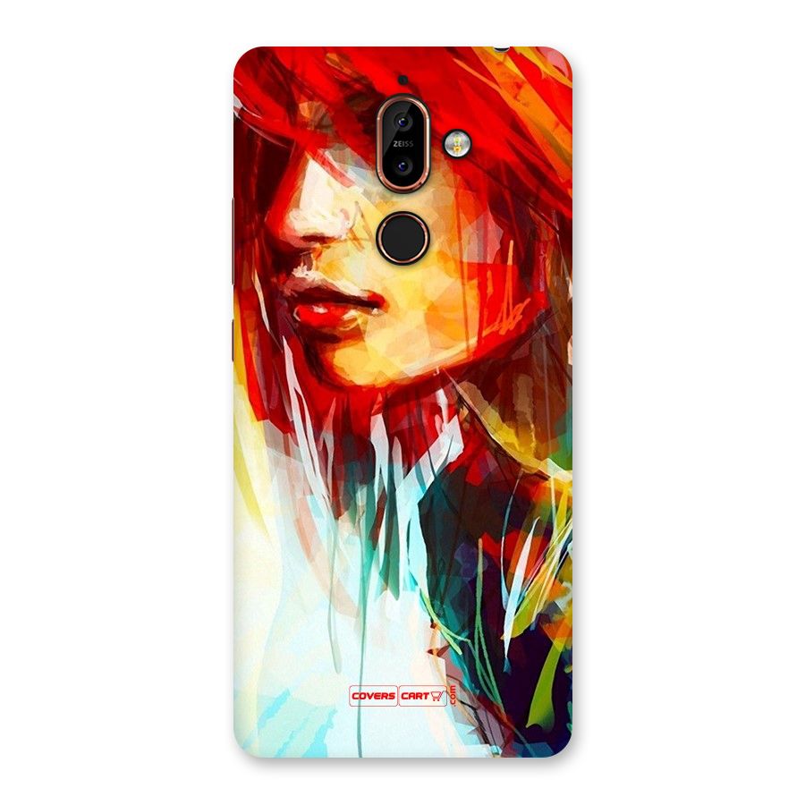 Painted Girl Back Case for Nokia 7 Plus