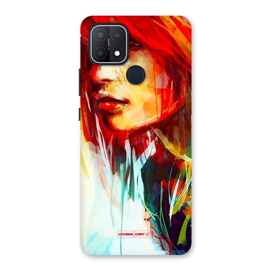 Painted Girl Back Case for Oppo A15