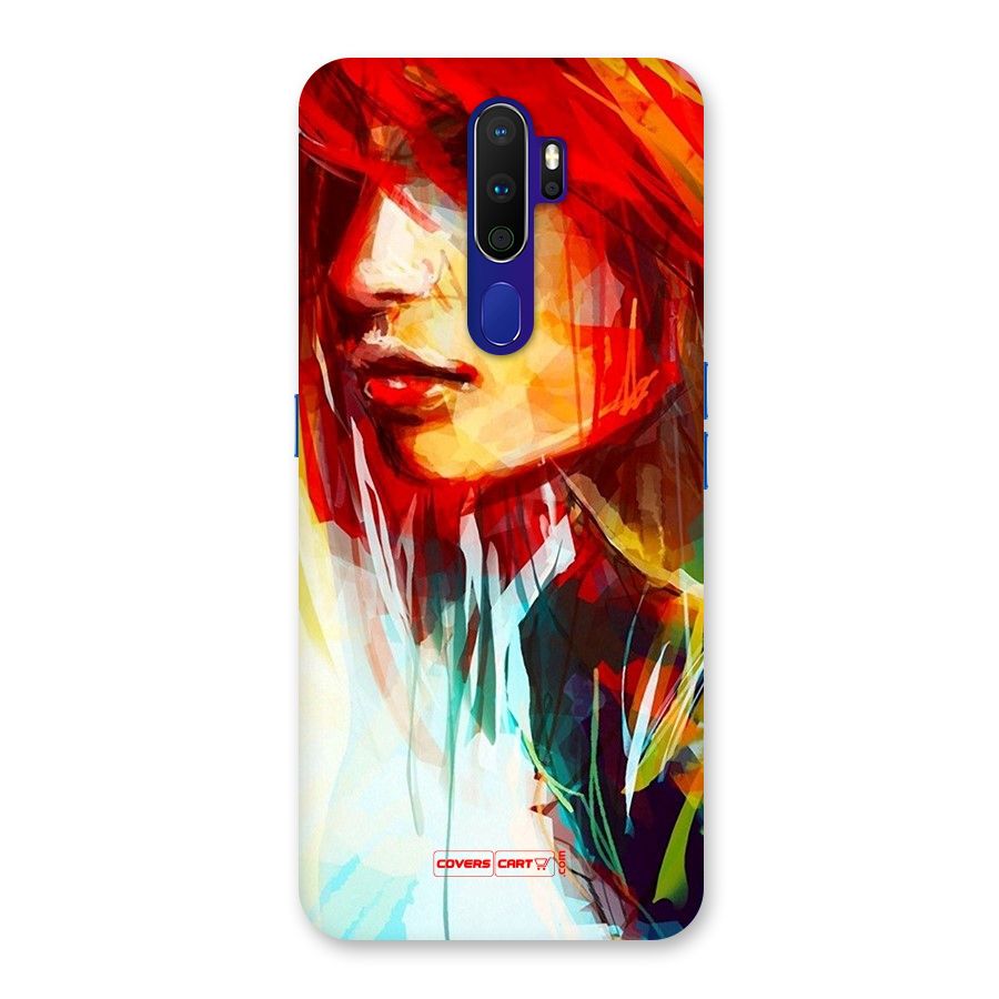 Painted Girl Back Case for Oppo A9 (2020)