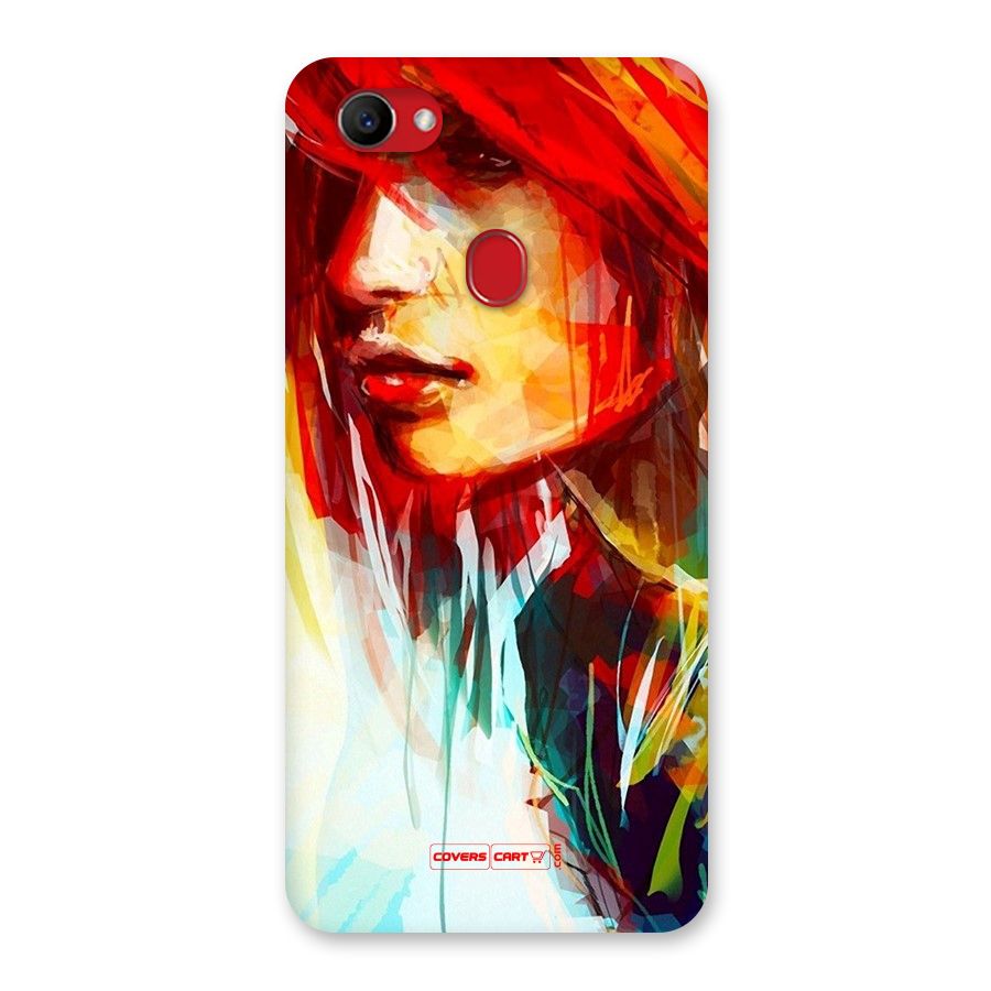 Painted Girl Back Case for Oppo F7