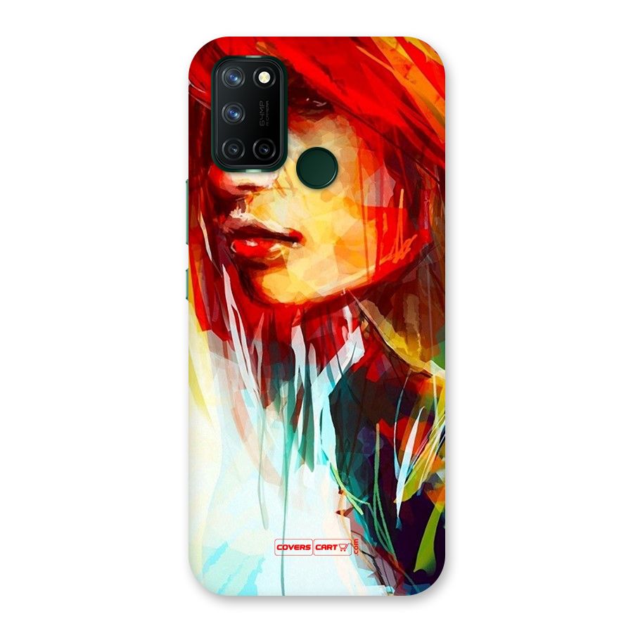 Painted Girl Back Case for Realme 7i