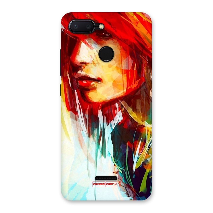 Painted Girl Back Case for Redmi 6