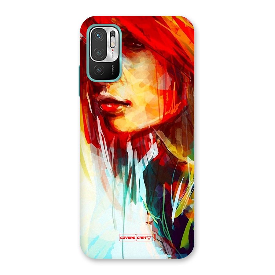 Painted Girl Back Case for Redmi Note 10T 5G