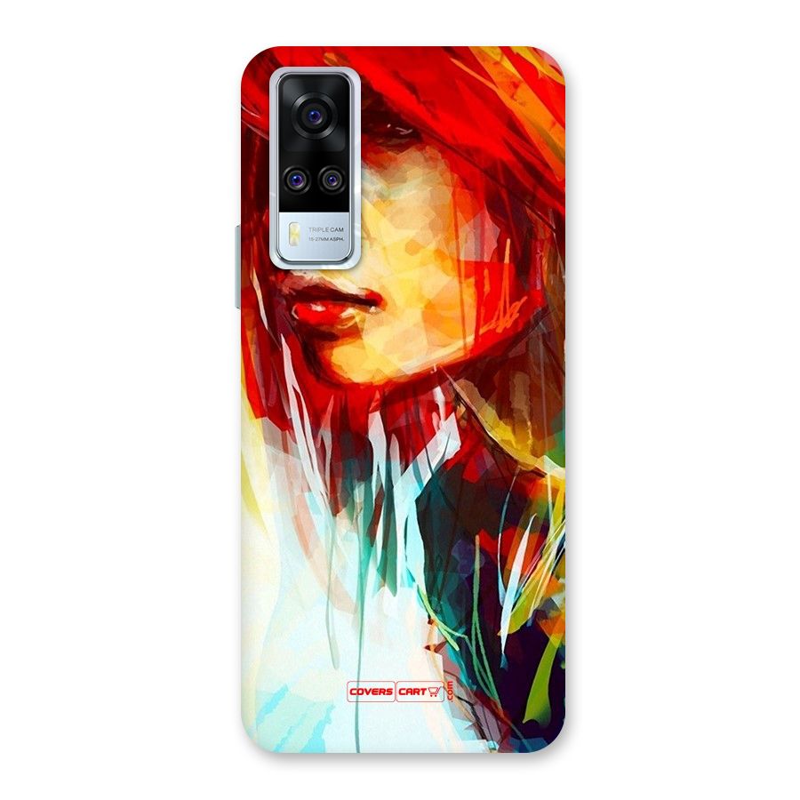 Painted Girl Back Case for Vivo Y51A