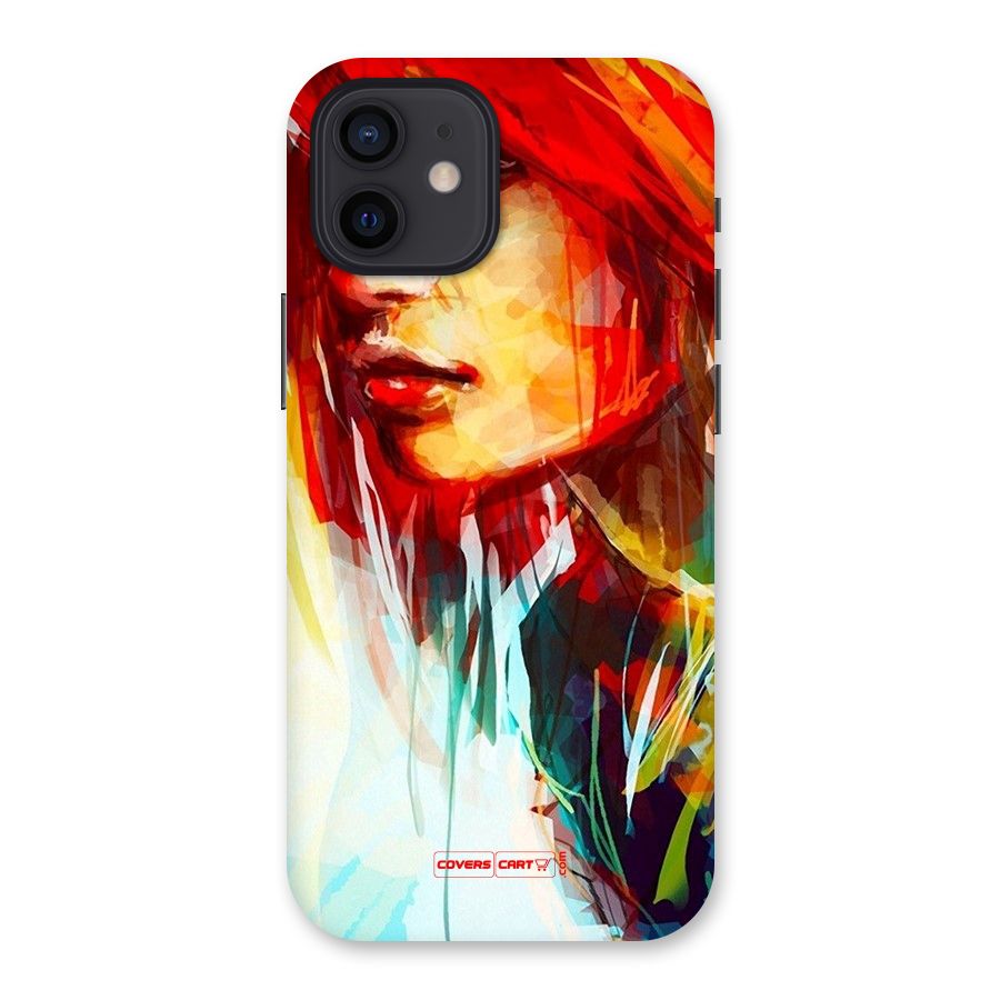 Painted Girl Back Case for iPhone 12