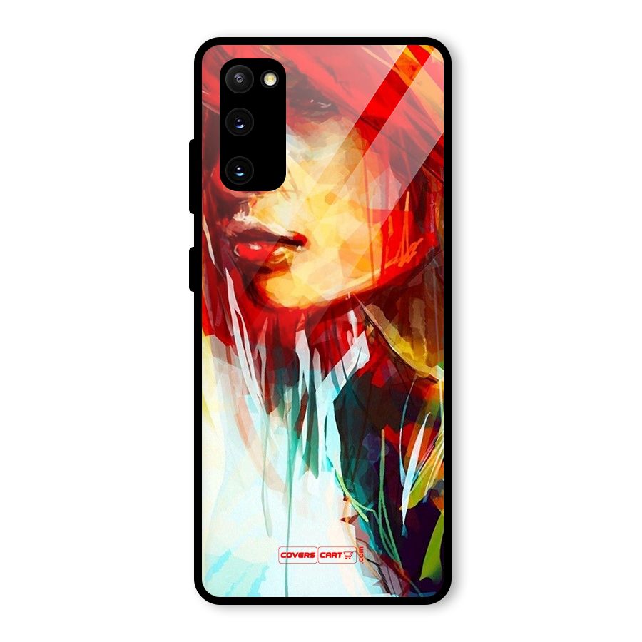 Painted Girl Glass Back Case for Galaxy S20 FE