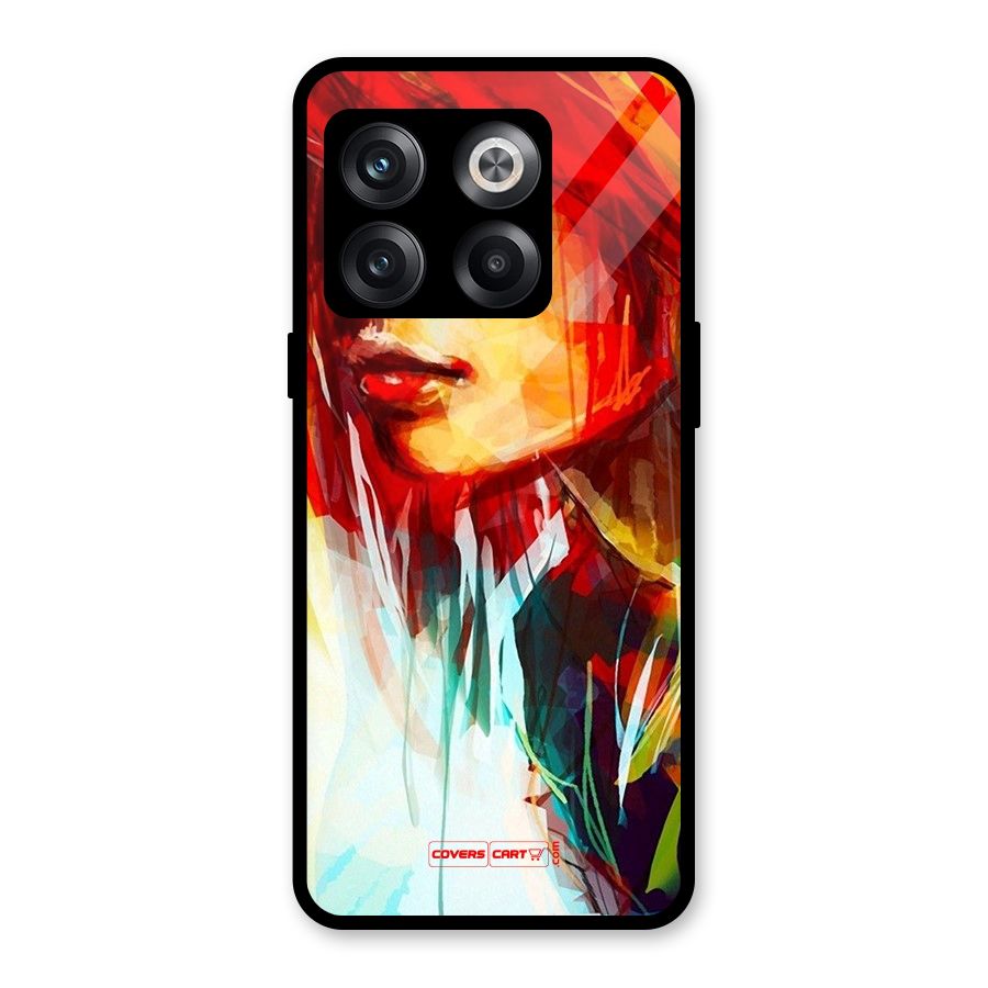 Painted Girl Glass Back Case for OnePlus 10T
