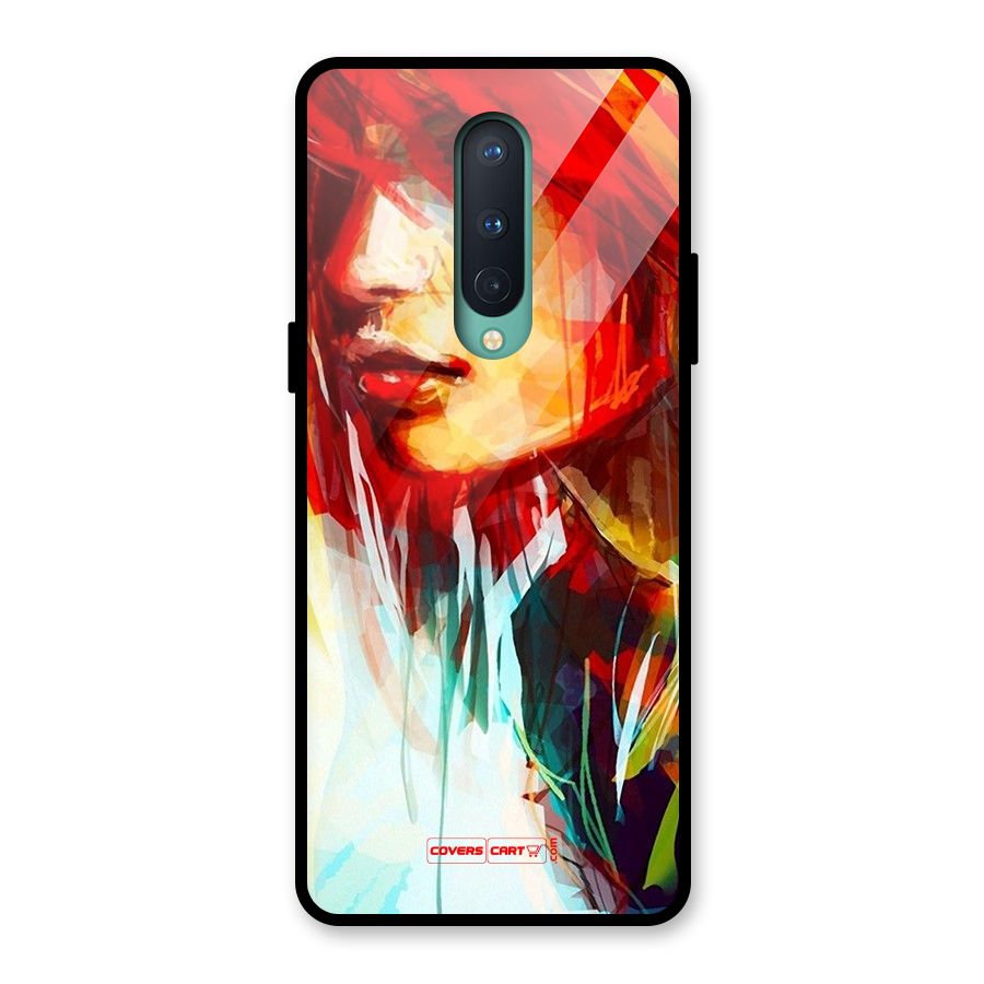 Painted Girl Glass Back Case for OnePlus 8