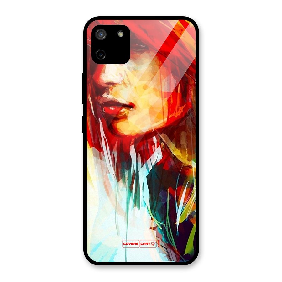 Painted Girl Glass Back Case for Realme C11