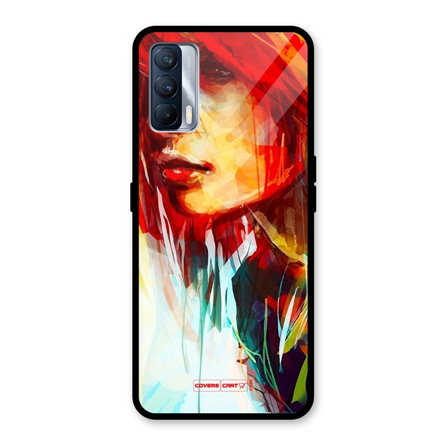 Painted Girl Glass Back Case for Realme X7