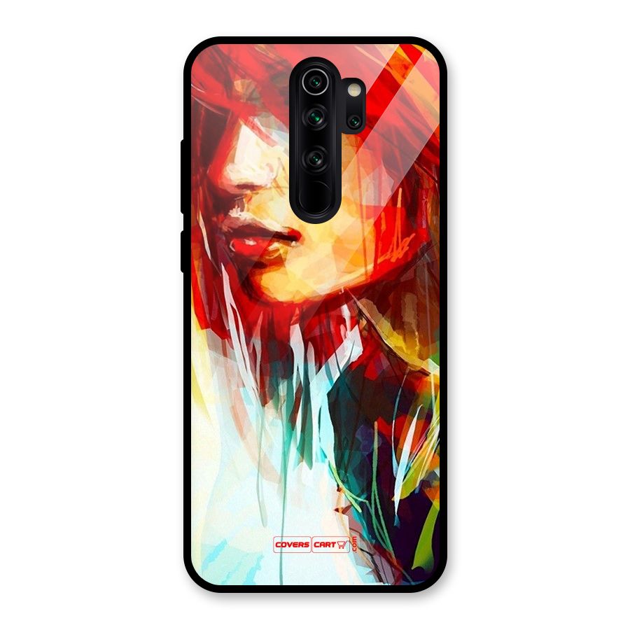 Painted Girl Glass Back Case for Redmi Note 8 Pro