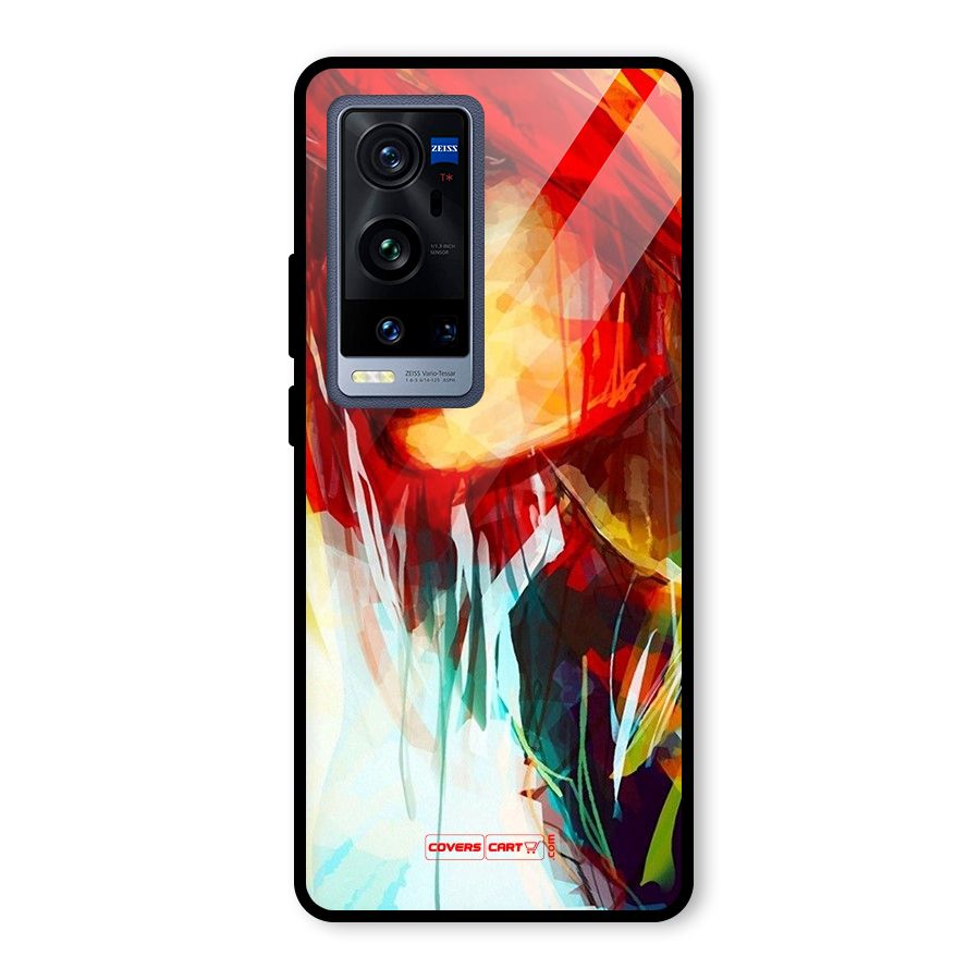 Painted Girl Glass Back Case for Vivo X60 Pro Plus