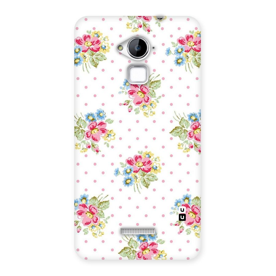 Painted Polka Floral Back Case for Coolpad Note 3