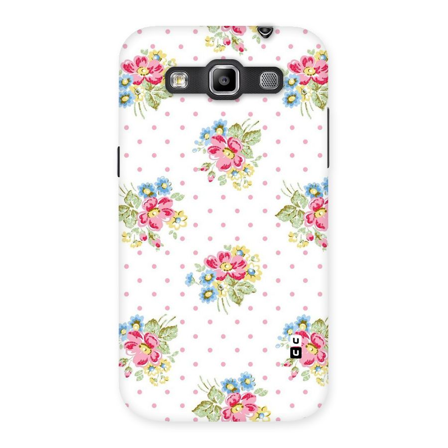 Painted Polka Floral Back Case for Galaxy Grand Quattro