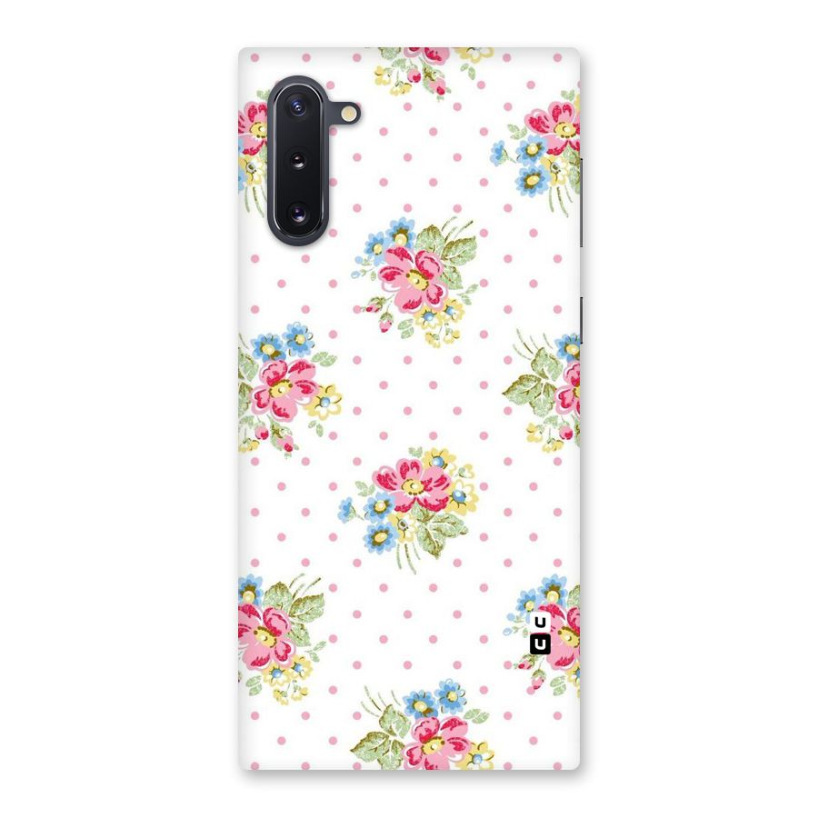Painted Polka Floral Back Case for Galaxy Note 10