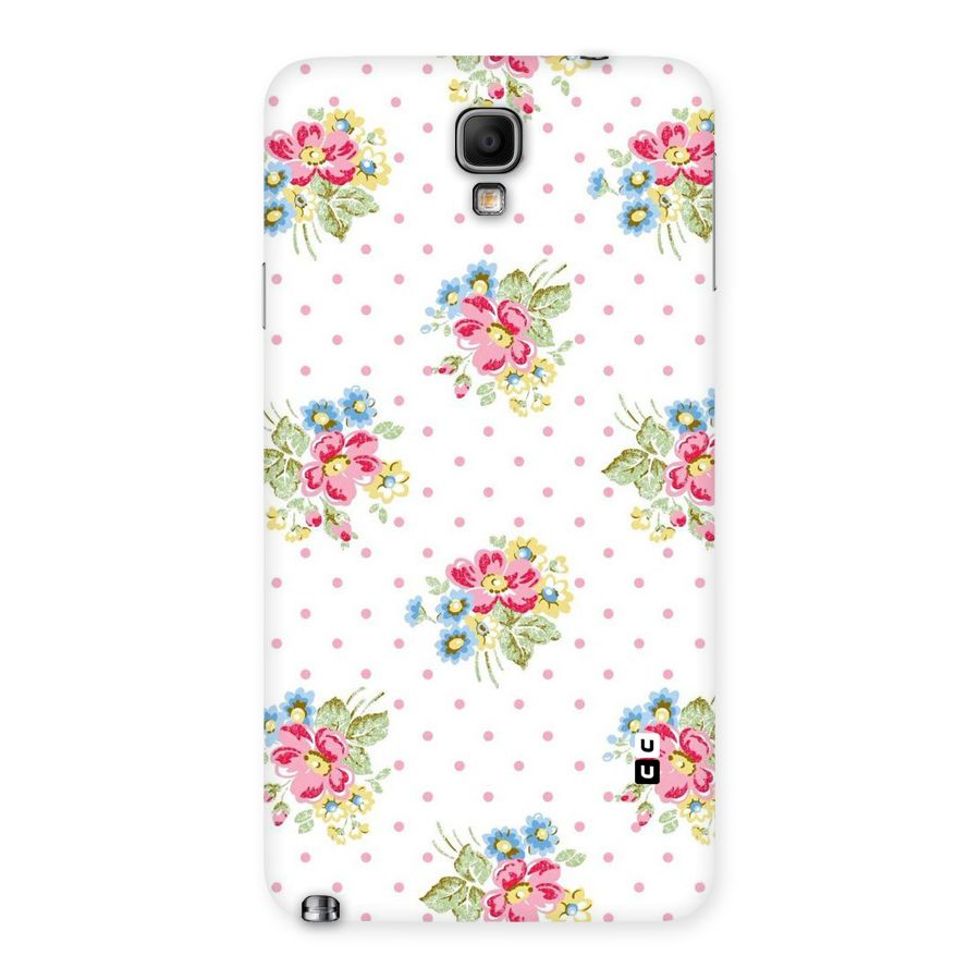 Painted Polka Floral Back Case for Galaxy Note 3 Neo
