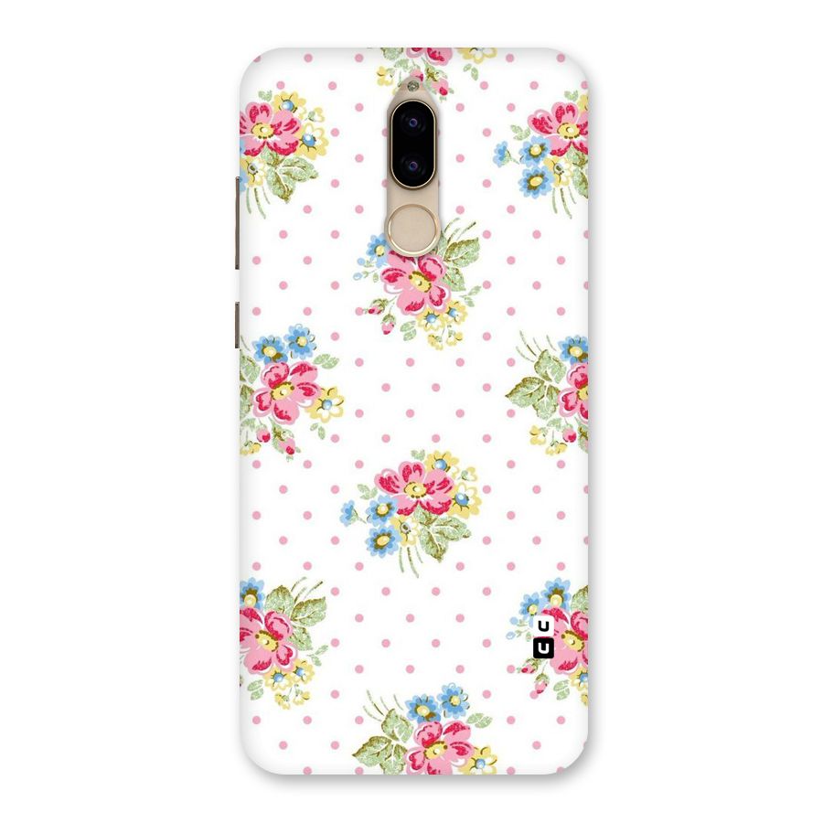 Painted Polka Floral Back Case for Honor 9i