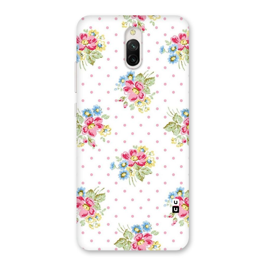 Painted Polka Floral Back Case for Redmi 8A Dual