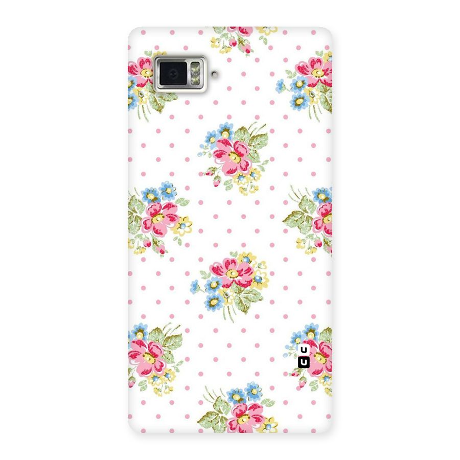 Painted Polka Floral Back Case for Vibe Z2 Pro K920