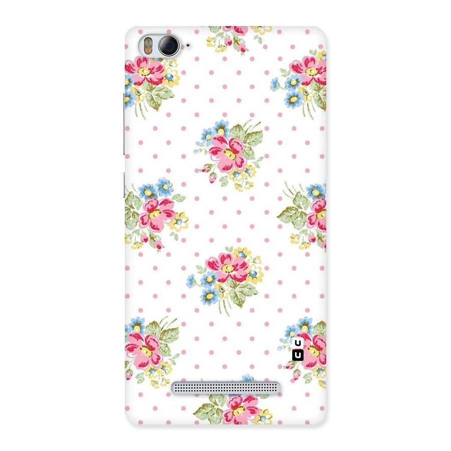 Painted Polka Floral Back Case for Xiaomi Mi4i