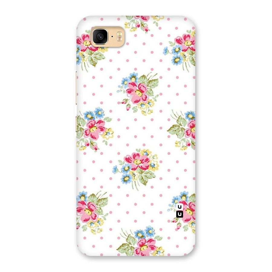 Painted Polka Floral Back Case for Zenfone 3s Max