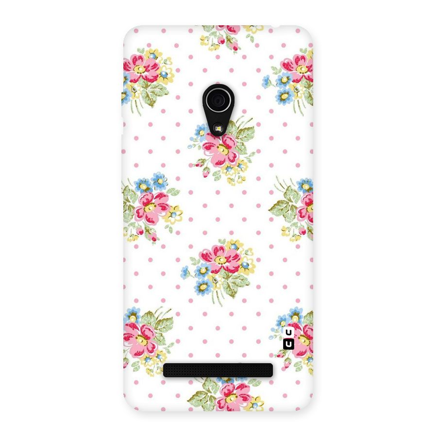 Painted Polka Floral Back Case for Zenfone 5