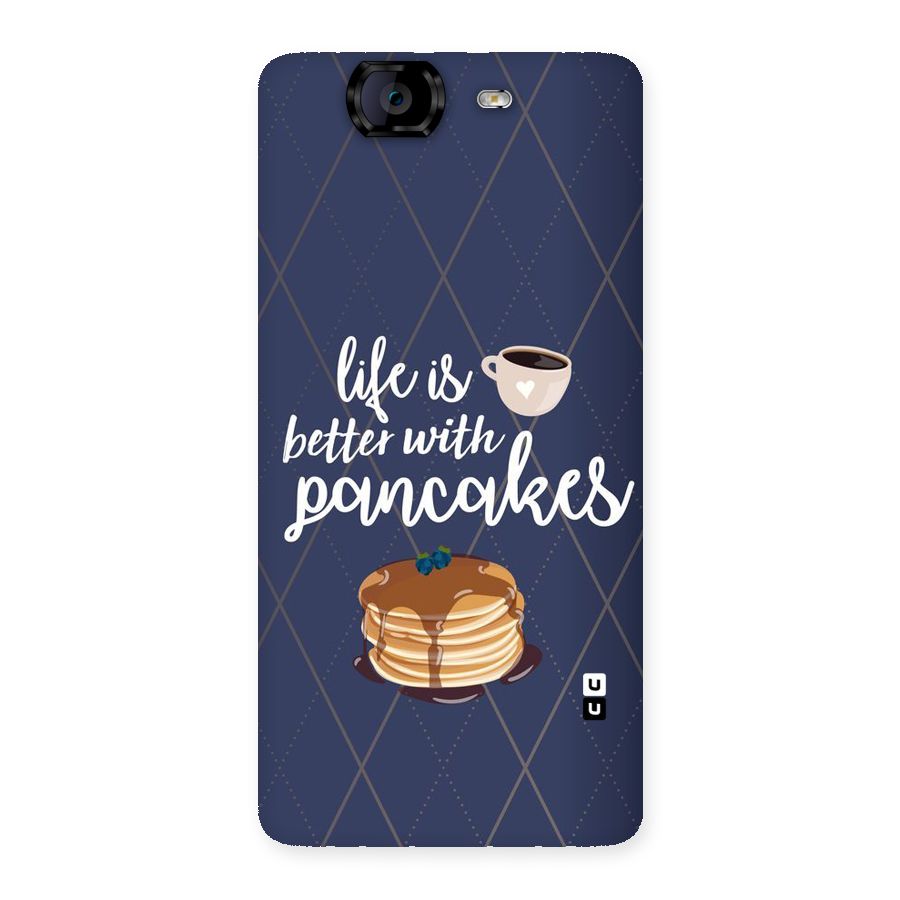 Pancake Life Back Case for Canvas Knight A350