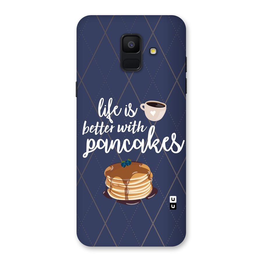 Pancake Life Back Case for Galaxy A6 (2018)
