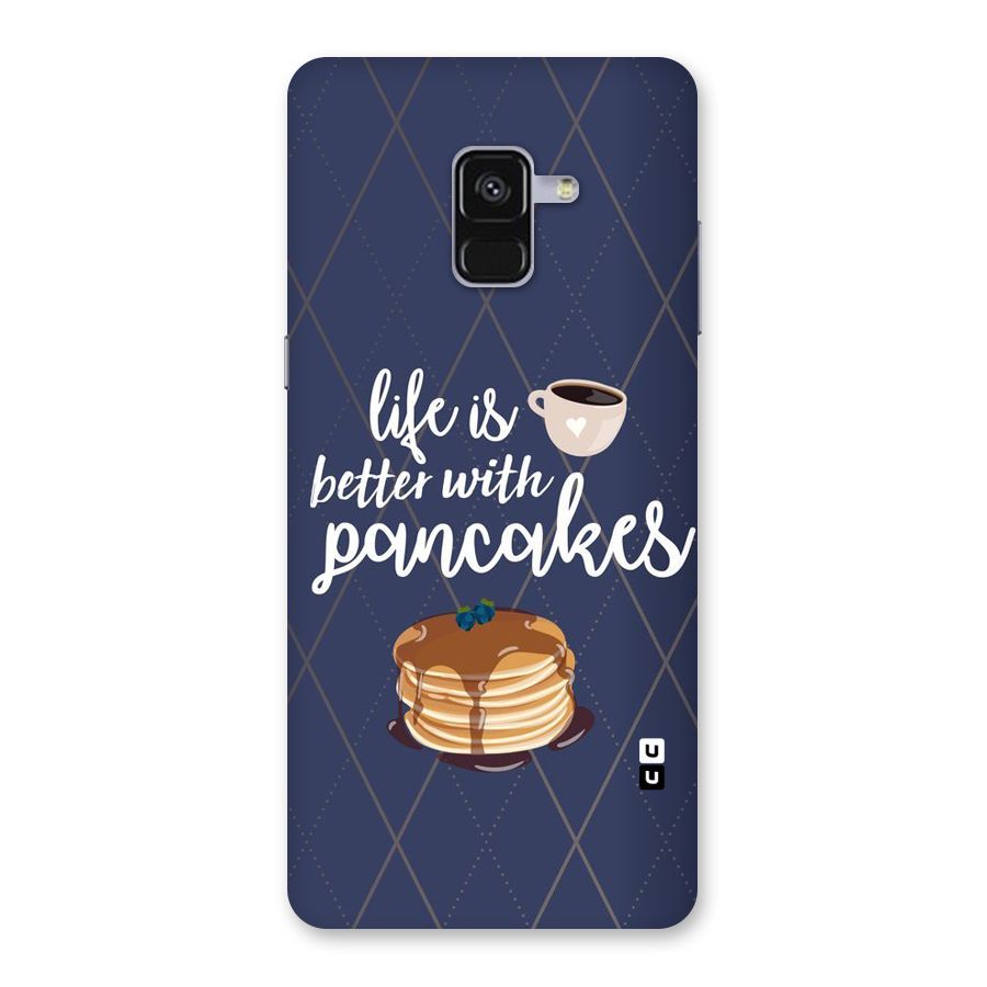Pancake Life Back Case for Galaxy A8 Plus