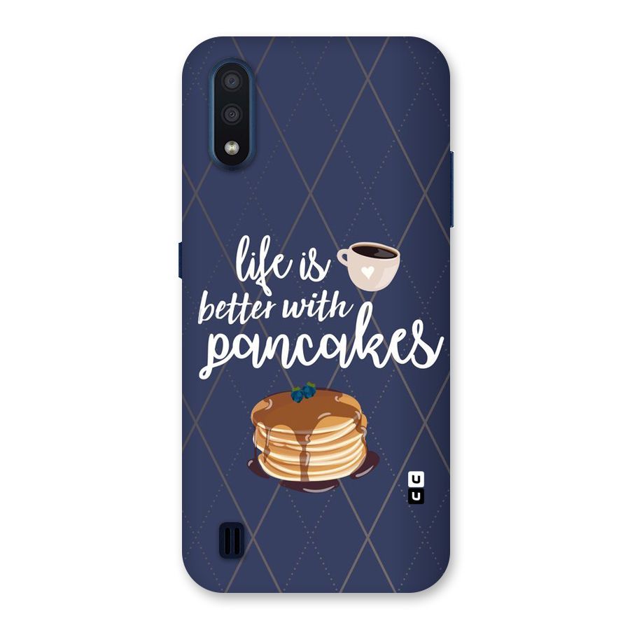 Pancake Life Back Case for Galaxy M01