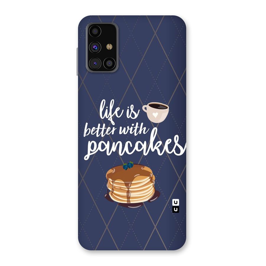 Pancake Life Back Case for Galaxy M31s