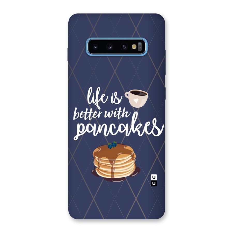 Pancake Life Back Case for Galaxy S10 Plus