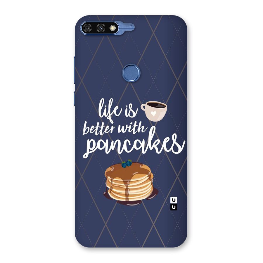 Pancake Life Back Case for Honor 7C