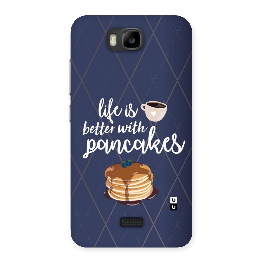 Pancake Life Back Case for Honor Bee