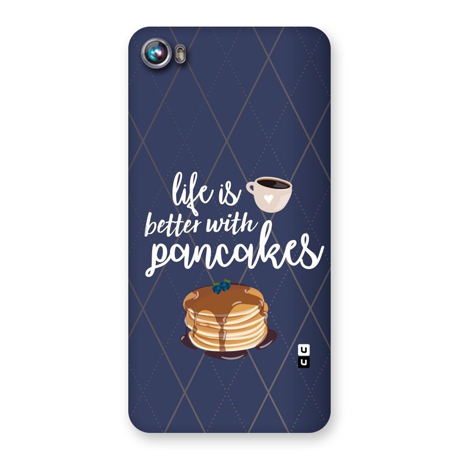 Pancake Life Back Case for Micromax Canvas Fire 4 A107