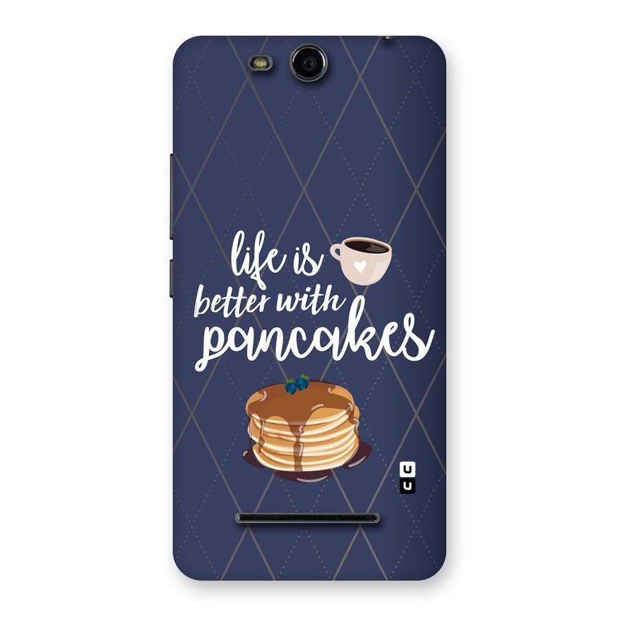 Pancake Life Back Case for Micromax Canvas Juice 3 Q392