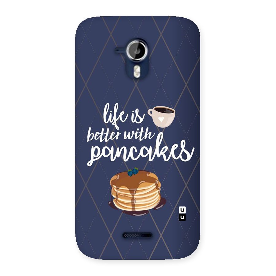 Pancake Life Back Case for Micromax Canvas Magnus A117