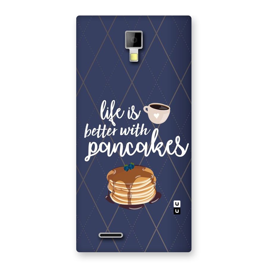 Pancake Life Back Case for Micromax Canvas Xpress A99