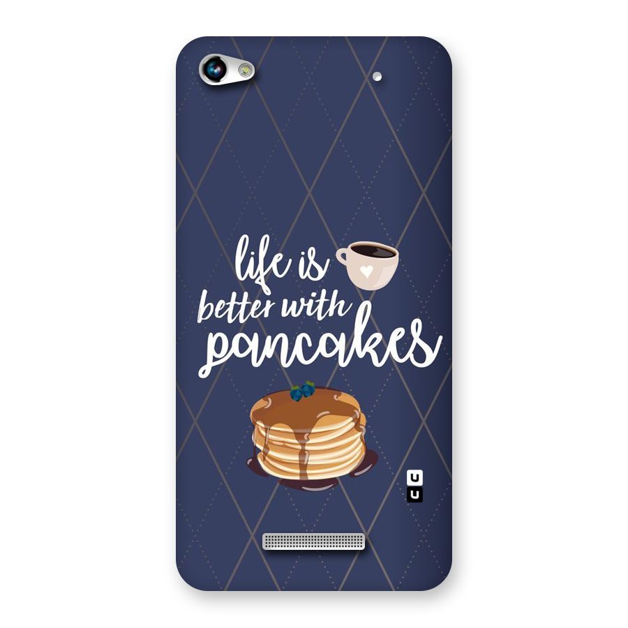 Pancake Life Back Case for Micromax Hue 2
