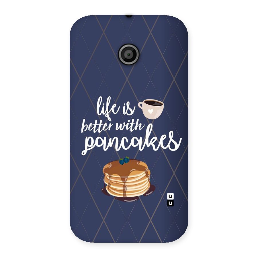 Pancake Life Back Case for Moto E
