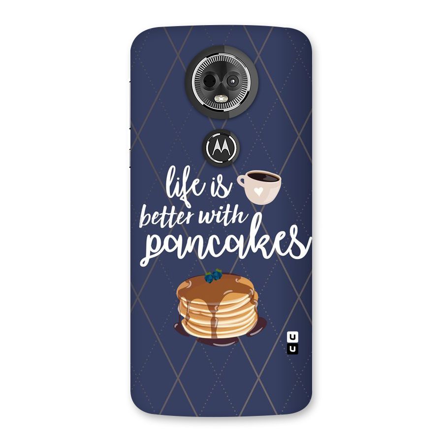 Pancake Life Back Case for Moto E5 Plus