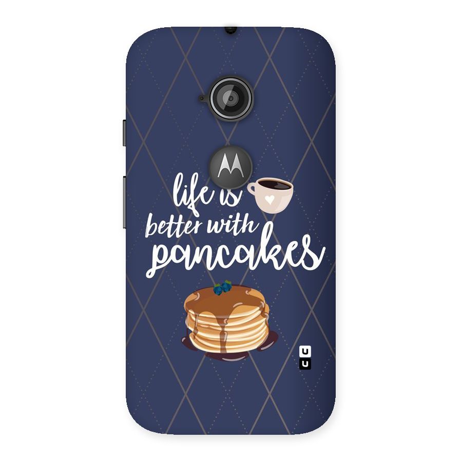 Pancake Life Back Case for Moto E 2nd Gen